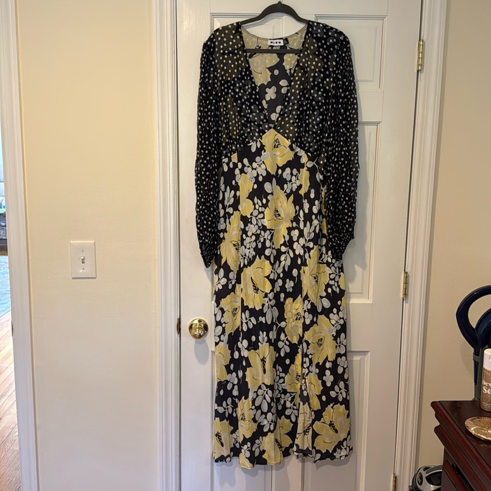 Rixo Satin Dress